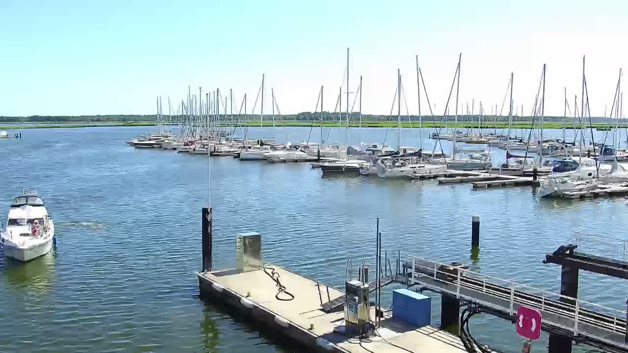 Archiv Foto Webcam Usedom: Yachthafen Kröslin