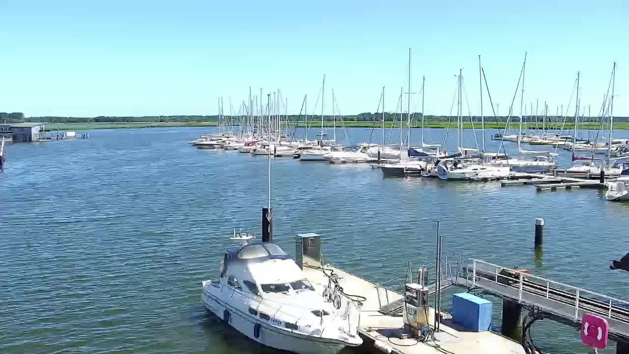 Archiv Foto Webcam Usedom: Yachthafen Kröslin