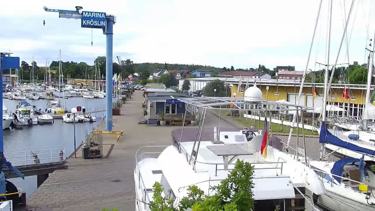 Archiv Foto Webcam Usedom: Yachthafen Kröslin