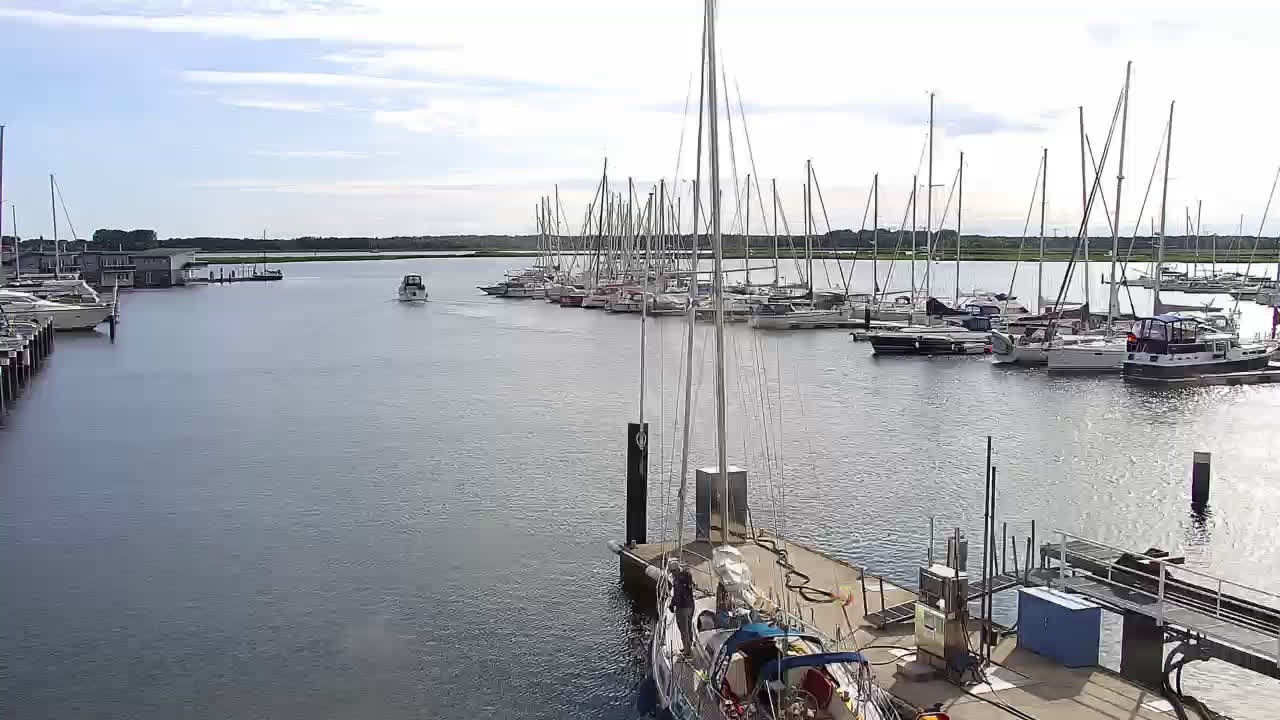 Archiv Foto Webcam Usedom: Yachthafen Kröslin