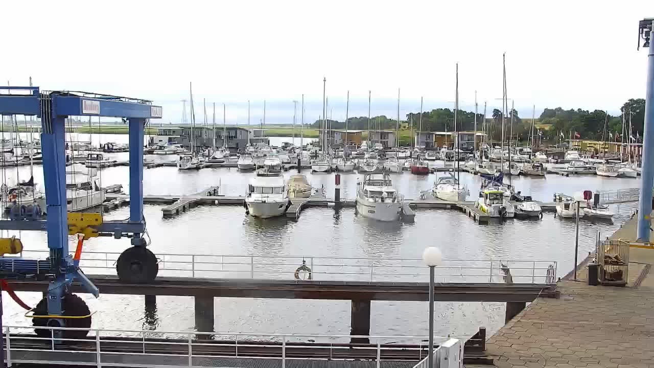 Archiv Foto Webcam Usedom: Yachthafen Kröslin