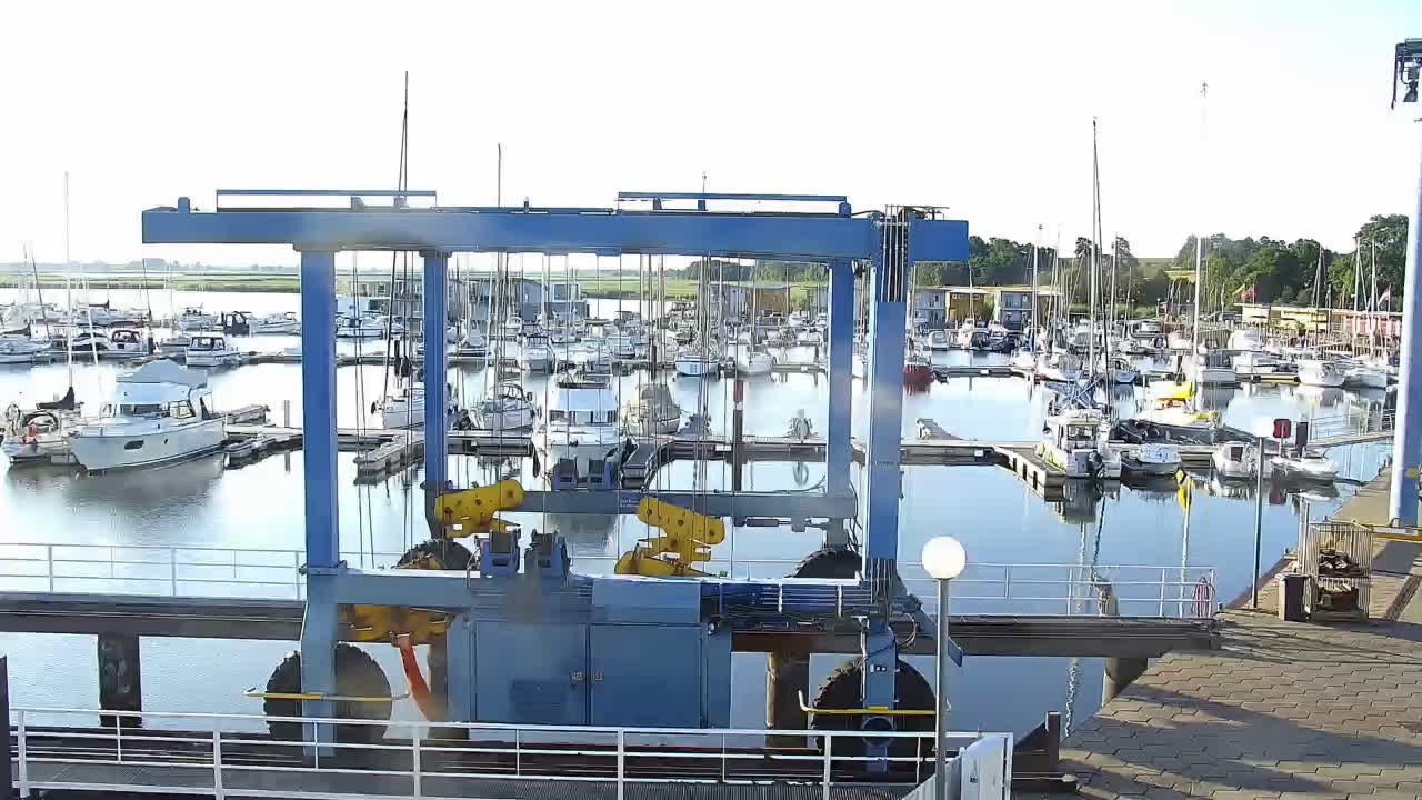 Archiv Foto Webcam Usedom: Yachthafen Kröslin