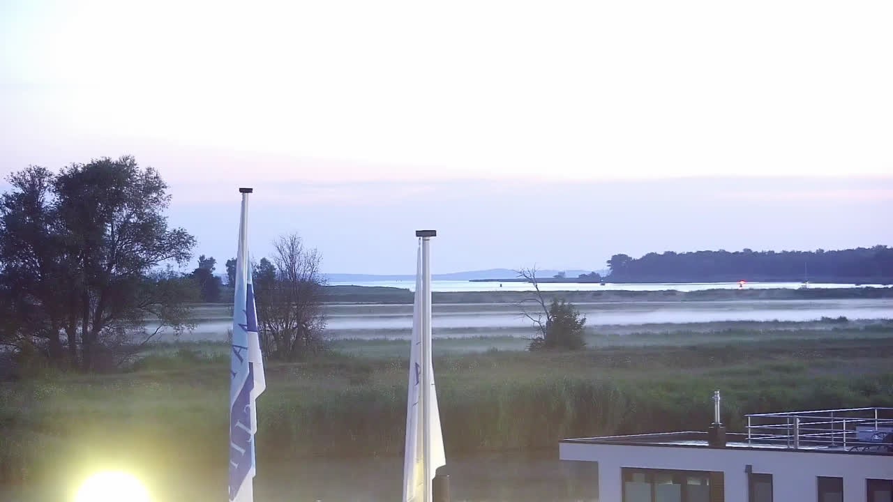 Archived image Webcam Kröslin: At the yacht harbour