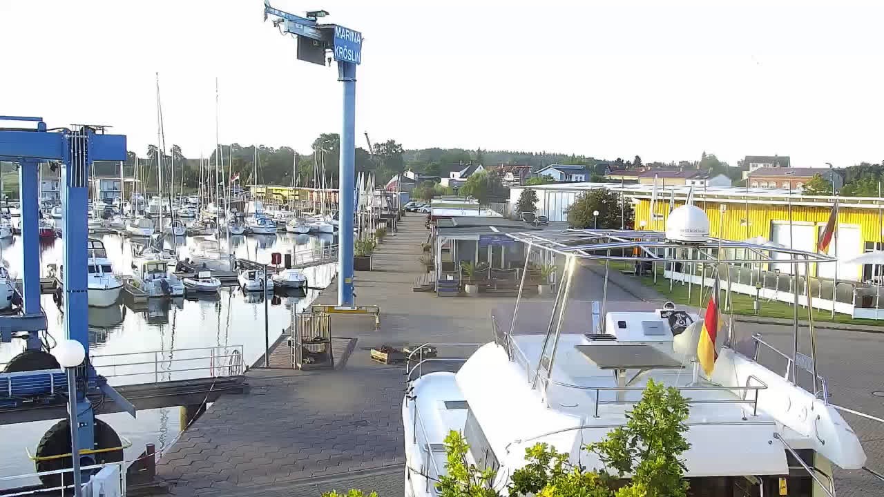 Archiv Foto Webcam Usedom: Yachthafen Kröslin