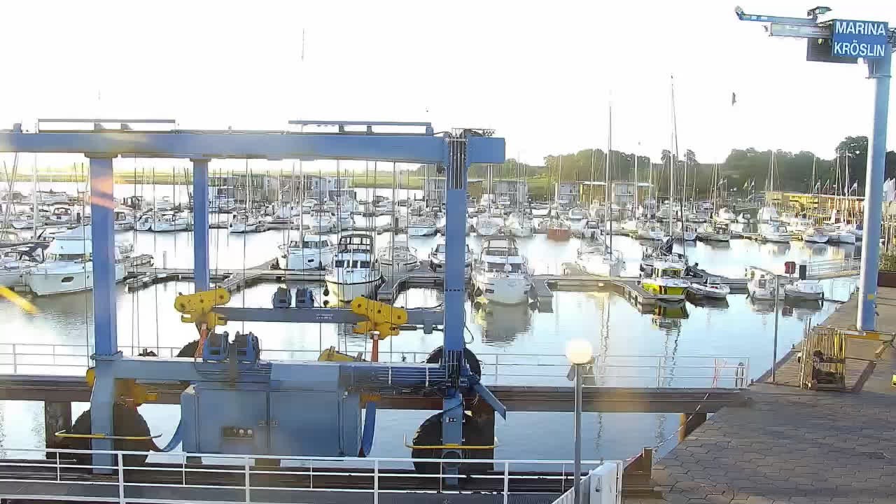 Archiv Foto Webcam Usedom: Yachthafen Kröslin