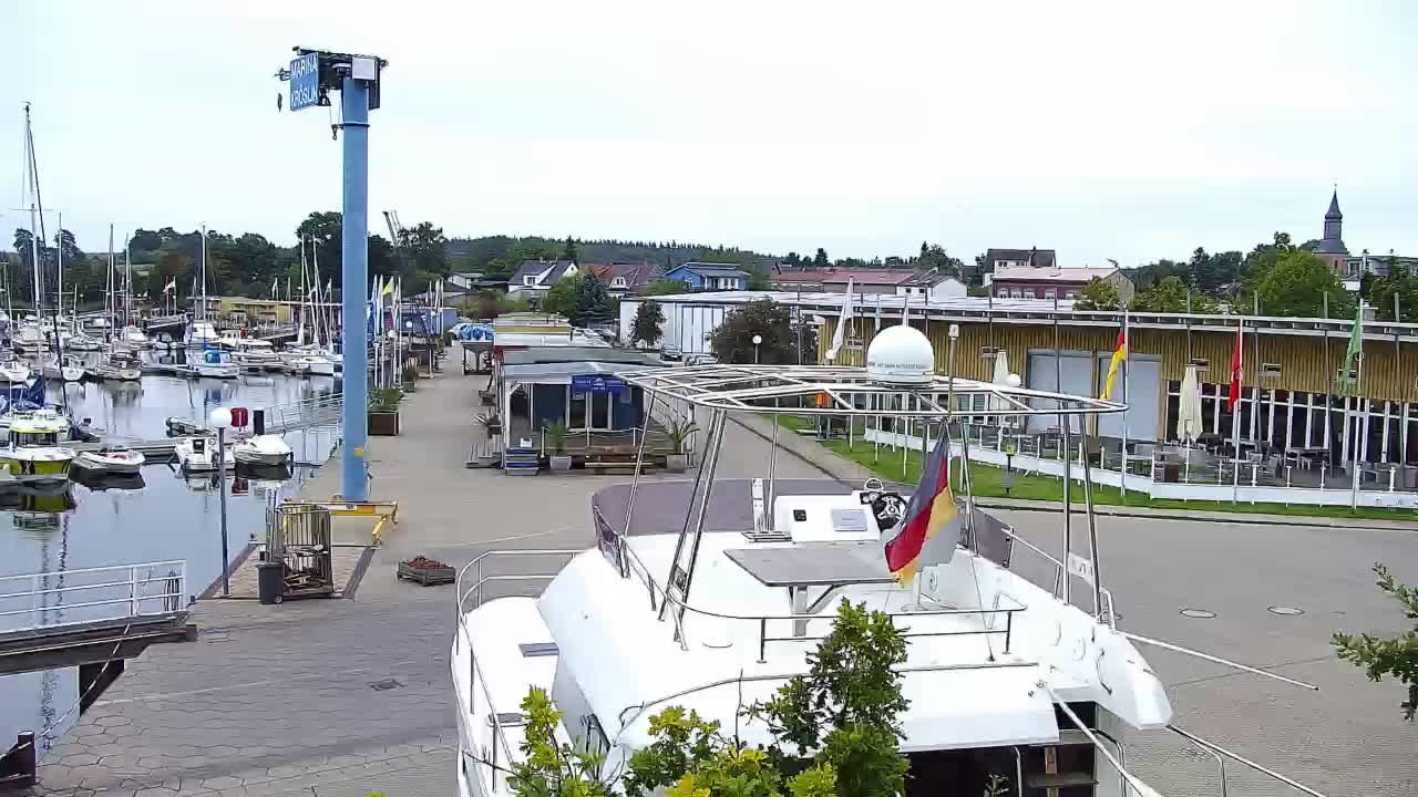 Archiv Foto Webcam Usedom: Yachthafen Kröslin