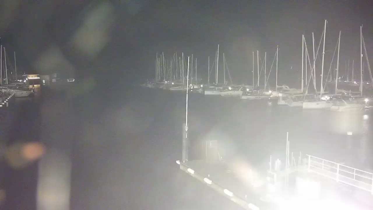 Archived image Webcam Kröslin: At the yacht harbour