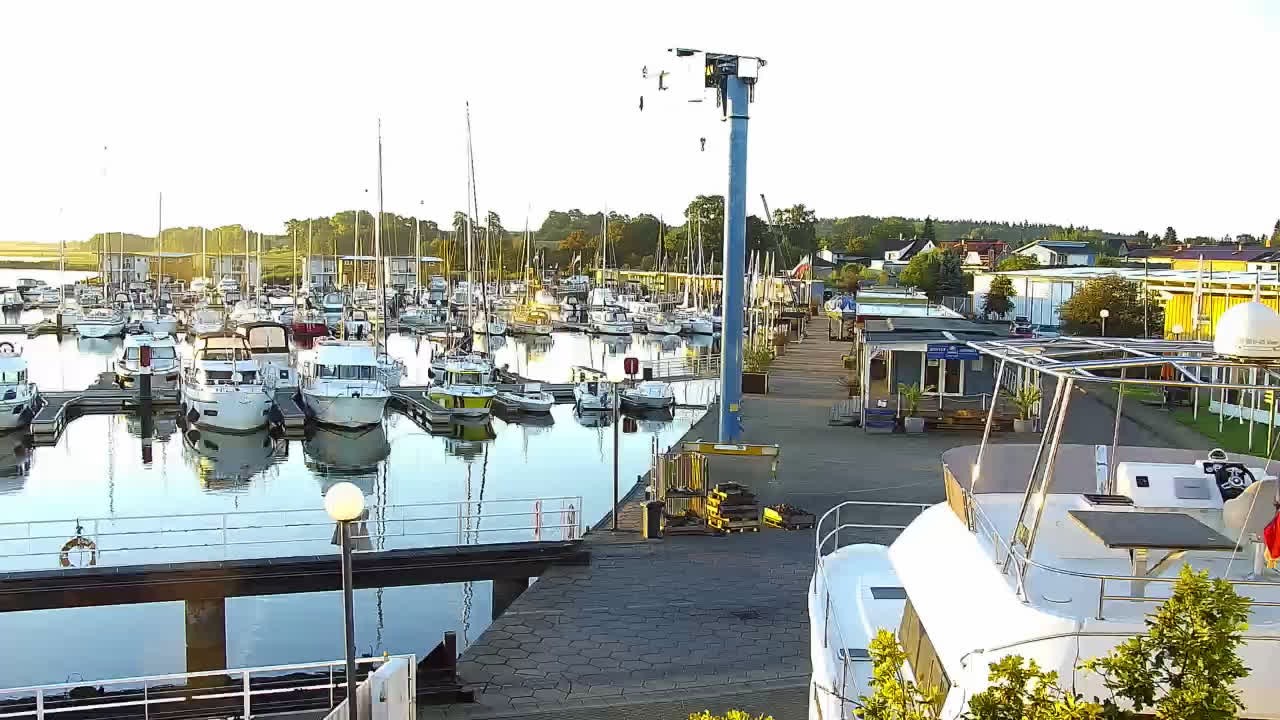 Archiv Foto Webcam Usedom: Yachthafen Kröslin