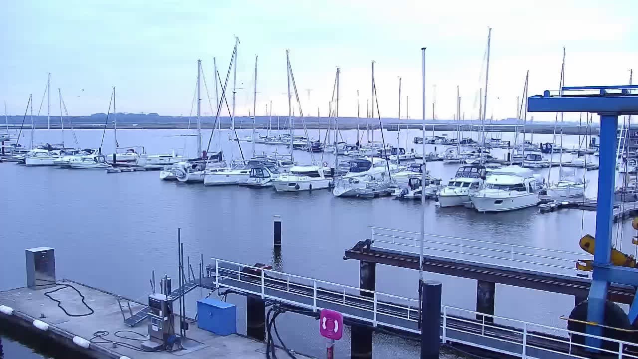 Archiv Foto Webcam Usedom: Yachthafen Kröslin