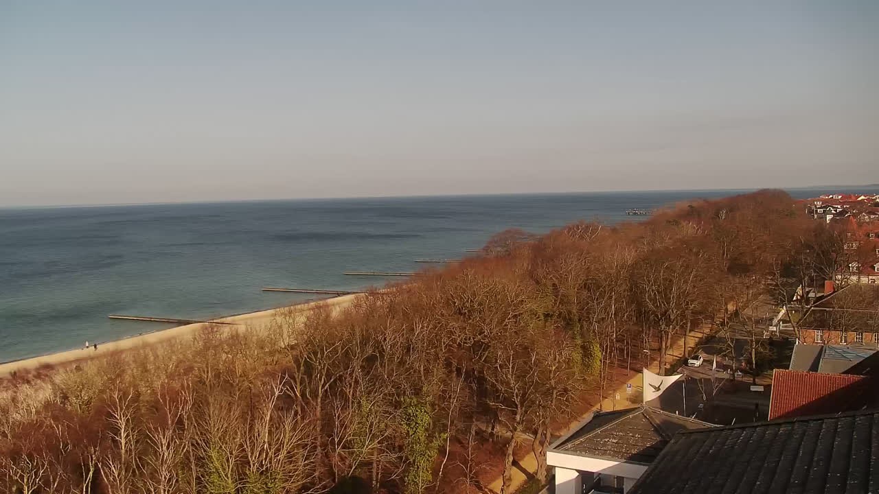 Archived image Webcam Kühlungsborn: View from the Upstalsboom Hotel Residence