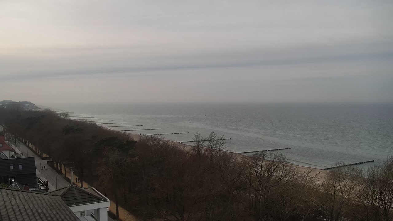 Archived image Webcam Kühlungsborn: View from the Upstalsboom Hotel Residence