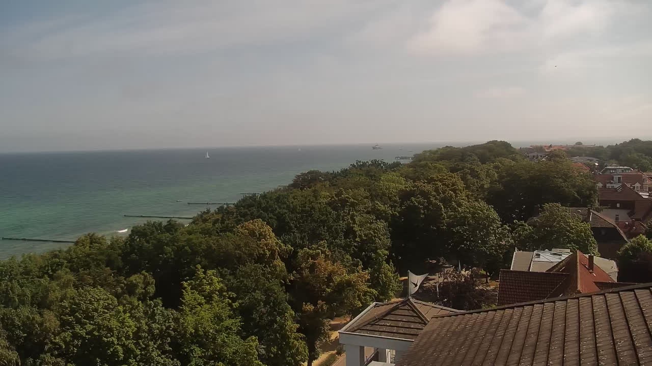 Archived image Webcam Kühlungsborn: View from the Upstalsboom Hotel Residence