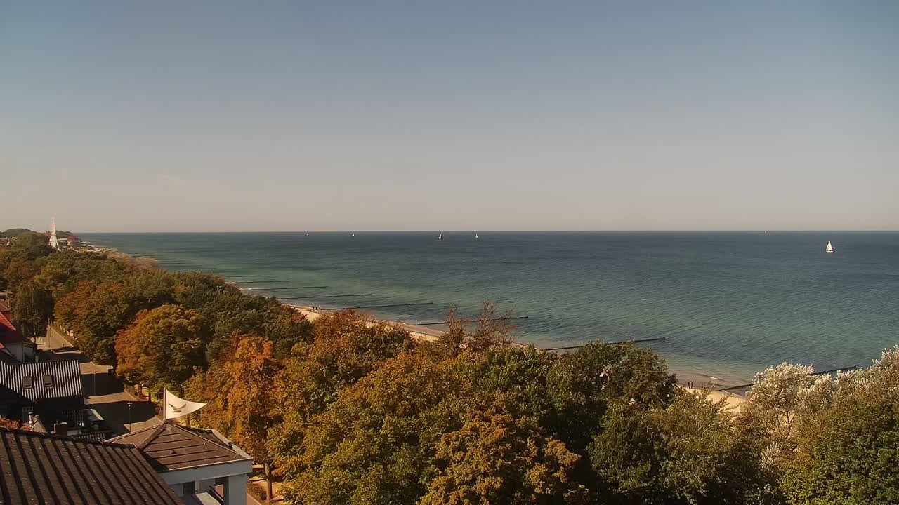 Archiv Foto Webcam Kühlungsborn: Blick von der Upstalsboom Hotelresidenz