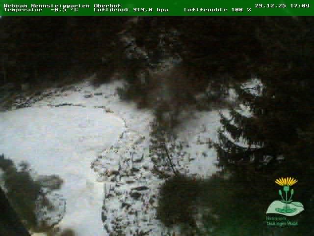Archiv Foto Webcam Oberhof - Blick in den Rennsteiggarten