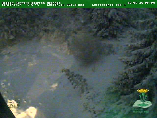 Archiv Foto Webcam Oberhof - Blick in den Rennsteiggarten