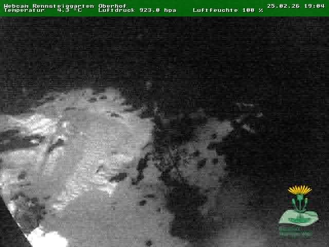 Archiv Foto Webcam Oberhof - Blick in den Rennsteiggarten