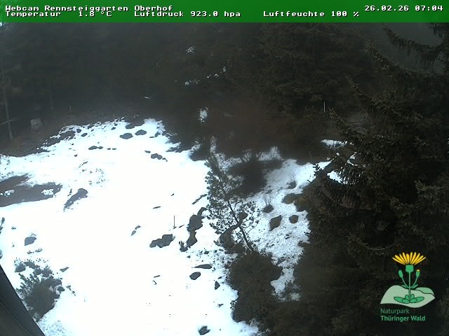 Archived image Webcam Oberhof - Botanical Garden