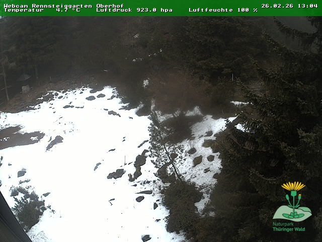 Archived image Webcam Oberhof - Botanical Garden