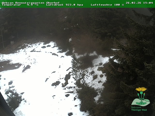 Archived image Webcam Oberhof - Botanical Garden