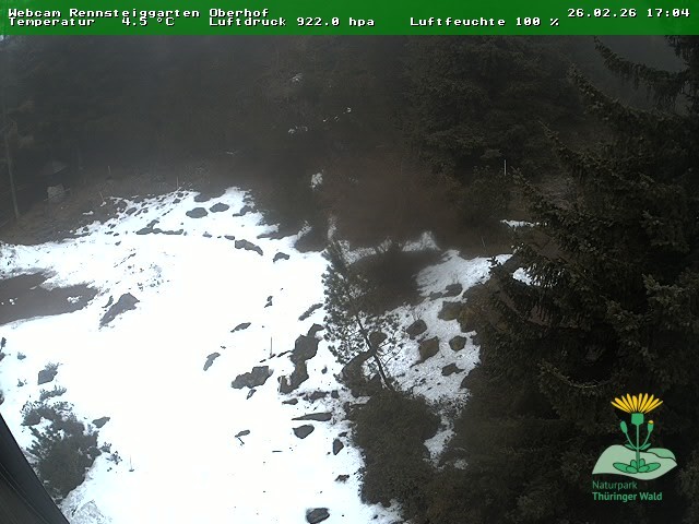 Archived image Webcam Oberhof - Botanical Garden