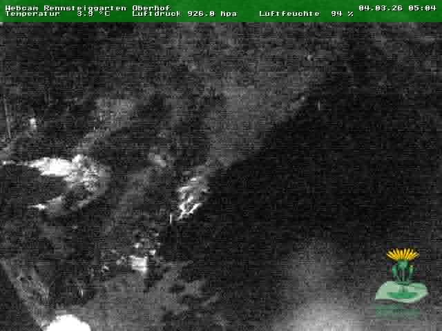 Archiv Foto Webcam Oberhof - Blick in den Rennsteiggarten