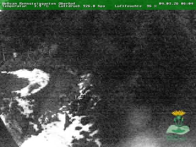 Archiv Foto Webcam Oberhof - Blick in den Rennsteiggarten