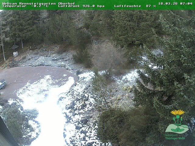 Archived image Webcam Oberhof - Botanical Garden