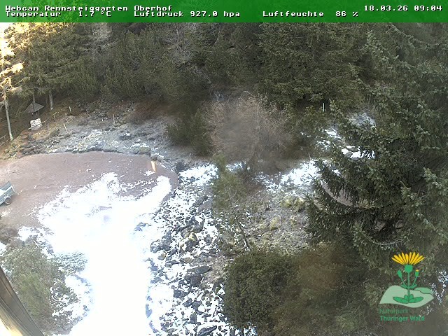 Archived image Webcam Oberhof - Botanical Garden