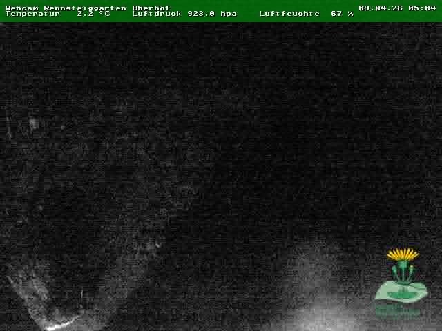 Archiv Foto Webcam Oberhof - Blick in den Rennsteiggarten