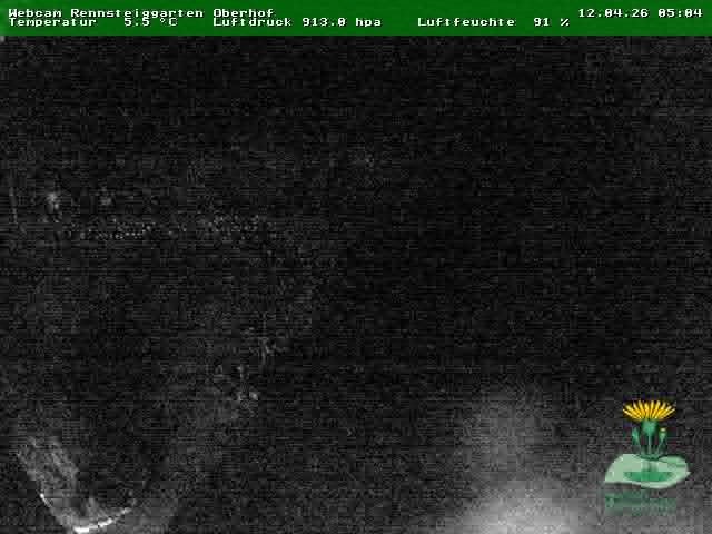 Archiv Foto Webcam Oberhof - Blick in den Rennsteiggarten