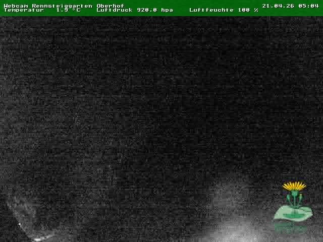 Archiv Foto Webcam Oberhof - Blick in den Rennsteiggarten