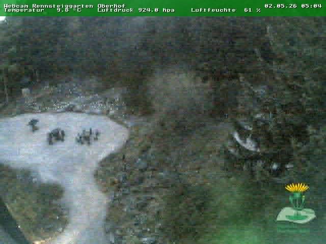Archiv Foto Webcam Oberhof - Blick in den Rennsteiggarten
