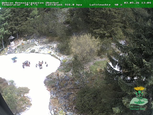 Archived image Webcam Oberhof - Botanical Garden