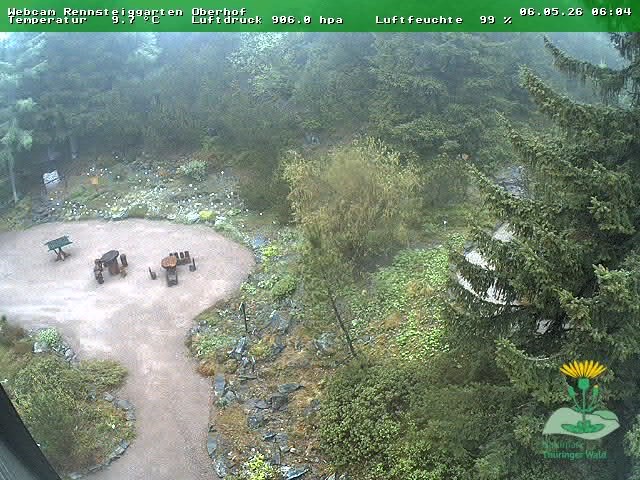 Archiv Foto Webcam Oberhof - Blick in den Rennsteiggarten