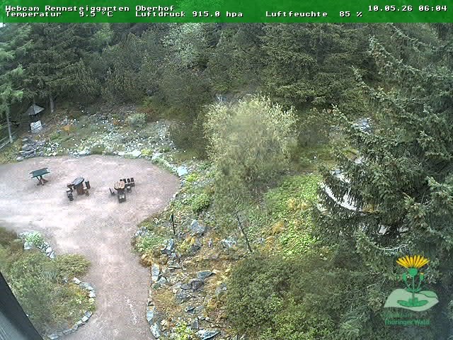 Archiv Foto Webcam Oberhof - Blick in den Rennsteiggarten