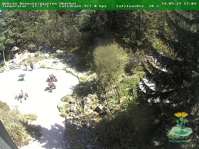 Archiv Foto Webcam Oberhof - Blick in den Rennsteiggarten