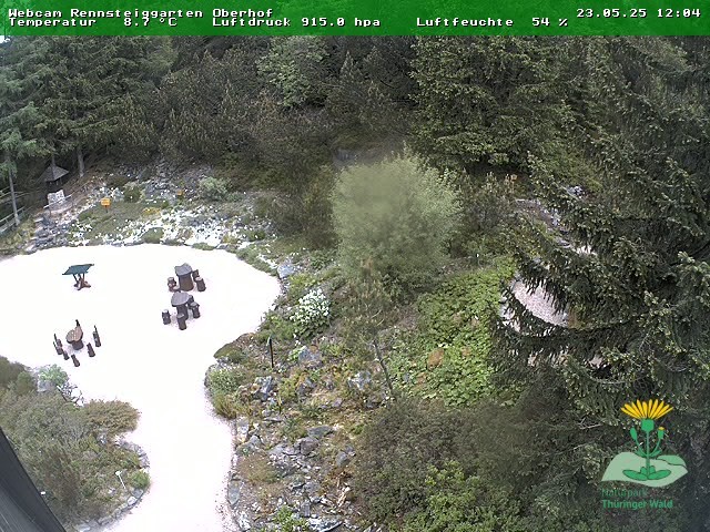 Archiv Foto Webcam Oberhof - Blick in den Rennsteiggarten