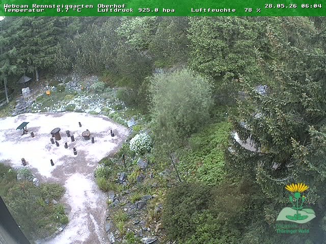Archived image Webcam Oberhof - Botanical Garden