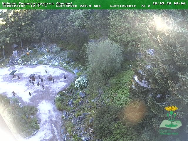 Archived image Webcam Oberhof - Botanical Garden