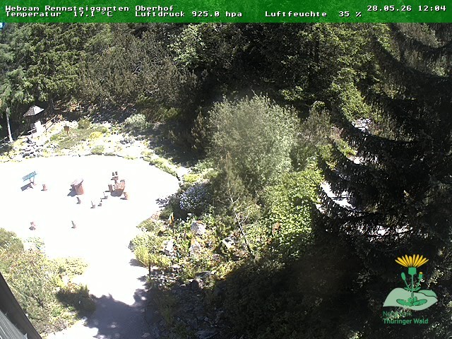 Archived image Webcam Oberhof - Botanical Garden
