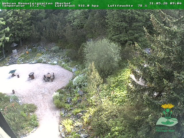 Archived image Webcam Oberhof - Botanical Garden