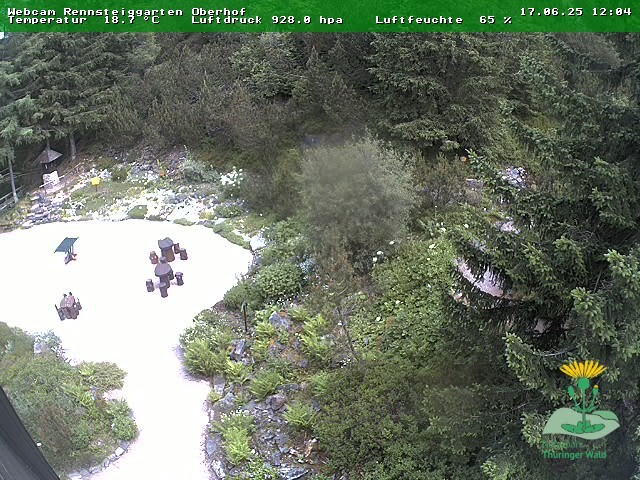 Archiv Foto Webcam Oberhof - Blick in den Rennsteiggarten