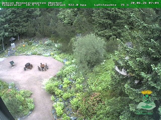 Archived image Webcam Oberhof - Botanical Garden