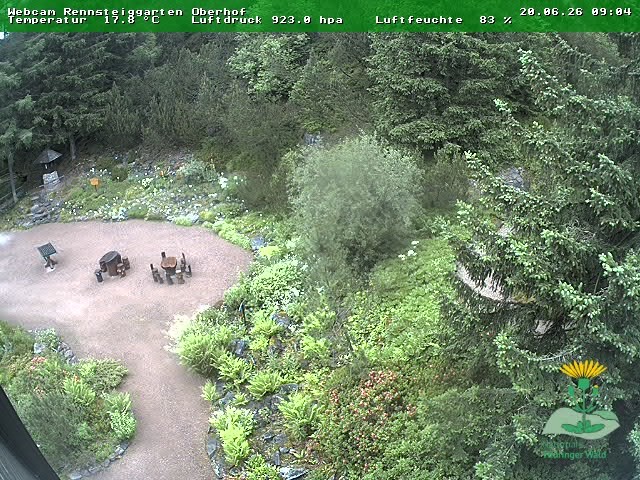 Archived image Webcam Oberhof - Botanical Garden