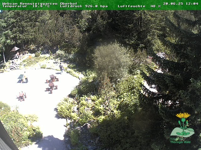 Archived image Webcam Oberhof - Botanical Garden