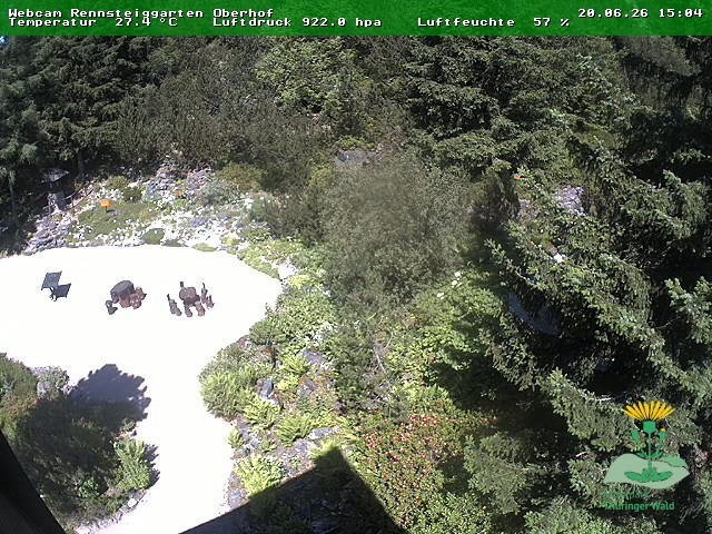Archived image Webcam Oberhof - Botanical Garden