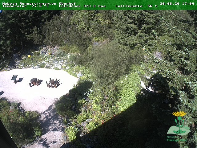 Archived image Webcam Oberhof - Botanical Garden