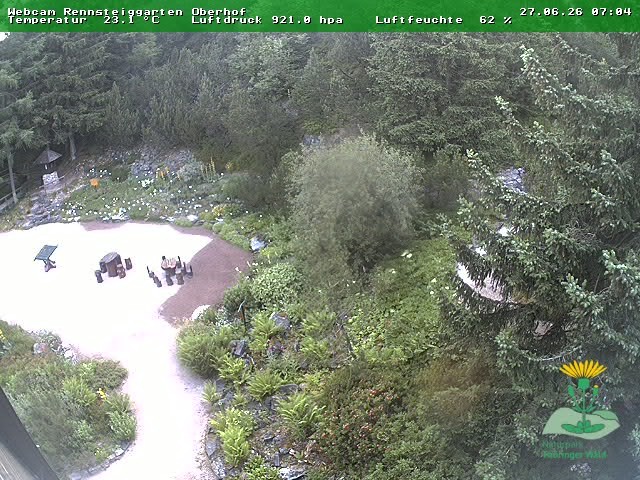 Archiv Foto Webcam Oberhof - Blick in den Rennsteiggarten