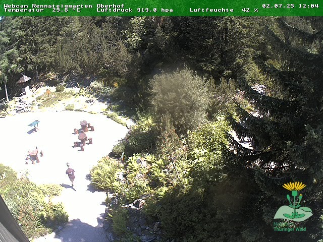 Archiv Foto Webcam Oberhof - Blick in den Rennsteiggarten