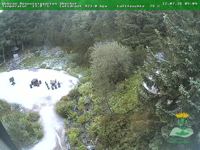 Archiv Foto Webcam Oberhof - Blick in den Rennsteiggarten